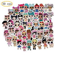 50pcs Surprise! Vinyl Waterproof Stickers for Car, Laptop, Luggage, Skateboard, Motorcycle, Bicycle Decal Graffiti Patches