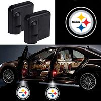 For Pittsburgh Steelers Car Door Led Welcome Laser Projector Car Door Courtesy Light Suitable Fit for all brands of cars (Pittsburgh Steelers)