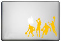 Basketball Player Men Sports NBA Silhouette Decorations Sticker Vinyl Decal is a All Star NBA Basketball Players Decal. Laptop Sizes 11, 12, 13 and 15 inch. Many Colors-Yellow