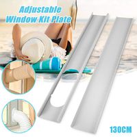 yunbox299 Window Slide Kit Plate,Window Vent Adapter, 2Pcs Window Slide Kit Plate or 1Pcs 5.9 Inch/15 cm Window Adapter Hands Tool for Portable Air Conditioner 2#