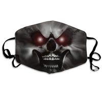 Skull Scary Dust Mask,Washable and Reusable Cleaning Gardening Outdoor Activities Warm Windproof Mask