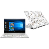 MightySkins Skin Compatible with HP Envy x360 Convertible 15" (2018) - Conceal Snow | Protective, Durable, and Unique Vinyl Decal wrap Cover | Easy to Apply, Remove | Made in The USA