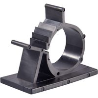 Cable Clips, GLE2016 Self-Adhesive Wire Holder Cable Organizer Cord Management Clamps with Adjustable Backed 20 Pack Black (X-Large)