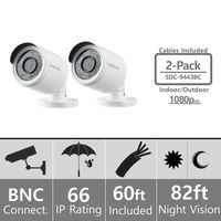 (Set of 2) Samsung SDC-9443BC 1080p HD Weatherproof Bullet Camera (Compatible with SDH-B74041 & SDH-B74081)