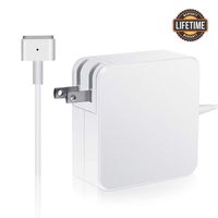 Mac Book Air Charger, AC 45w Power Adapter Magsafe 2 T-Tip Adapter Charger Connector - Superior Heat Control - MacBook Air 11/13 Inch [After Mid 2012] (45T)... (Large)