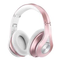 Mpow 059 Bluetooth Headphones Over Ear, Hi-Fi Stereo Wireless Headset, Foldable, Soft Memory-Protein Earmuffs, W/Built-in Mic Wired Mode PC/Cell Phones/TV
