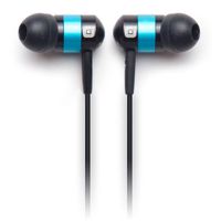 Earjax BZ-EMY13-0611 Moxy Series Headphones, Black/Turquoise