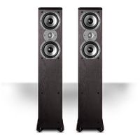 Polk Audio TSi300 3-Way Tower Speaker with Two 5-1/4" Drivers - Pair (Black)