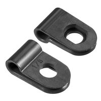 uxcell 200Pcs Nylon R-Type Cable Clamp Organizer Cord Clips for Wire Management 3.1mm CC-0