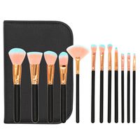 Hot,Yang-Yi 2018 Fashion Women 12 Pcs Makeup Brush Set Eye Shadow Brush Cosmetics Blending Brush Tools+PU Bag (Black, 12 Pcs)