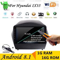 for Hyundai Tucson ix35 Android 8.1 GPS Navigation Car Radio DVD Stereo Player