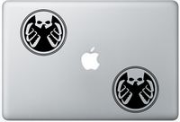 Hydra And Shield Logo ArcDecals78602064 Set Of Two (2x) , Decal , Sticker , Laptop , Ipad , Car , Truck