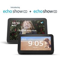 Echo Show 8 (Charcoal) with Echo Show 5 (Charcoal)