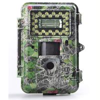 Hunting Trail Game Camera,18MP Scouting Camera 2'' LCD 720P 100FT Detection Range White Flash LED Trail Cameras Support Color Picture and Video at Night