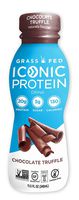 Iconic Protein Drinks, Chocolate Truffle (12 Pack) | Low Carb Protein Shakes | Grass Fed, Lactose Free, Gluten Free, Non-GMO, Kosher | High Protein Drink | Keto Friendly