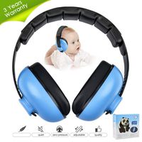 Noise Cancelling Headphones for Kids, Babies Ear Protection Earmuffs Noise Reduction for 0-3 Years Babies, Toddlers, Infant (Blue)