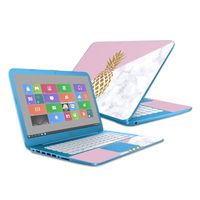 MightySkins Skin Compatible with HP Stream 14" (2016) - Pretty Pineapple | Protective, Durable, and Unique Vinyl Decal wrap Cover | Easy to Apply, Remove, and Change Styles | Made in The USA