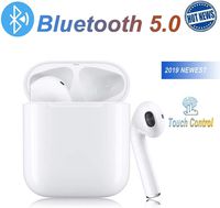 HeadsetWireless Earbuds, Wireless Headphones Bluetooth 5.0,3D Stereo Wireless Sports Headset,IPX5 Waterproof,Pop-ups Auto Pairing for Smartphones
