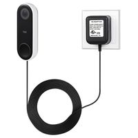 Wasserstein 8.2ft/2.5m UL-Certified Power Supply Adapter Compatible with Nest Hello Video Doorbell, eufy Security Doorbell, and Arlo Doorbell - Power Your Doorbell continuously