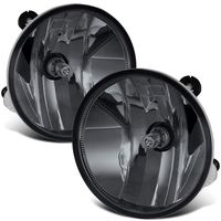 AUTOSAVER88 Smoke Round Fog Lights 5202 PS-12V 24W Halogen Lamp for Chevy(Chevrolet) 07-14 Suburban/Tahoe/07-13 Avalanche/10-13 Camaro/15-16 Colorado/15 Silverado/GMC Acadia/Yukon/Yukon ATFL0003