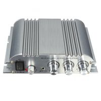 heaven2017 12-18V 2A 200W HiFi CD MP3 Radio Car Home Audio Stereo Speaker Amplifier Booster (Silver)