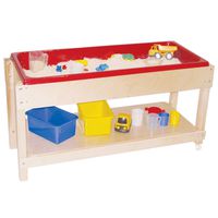 Wood Designs WD11810 Sand and Water Table with Top/Shelf