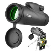 LANDOVE 12x50 High Power Waterproof Monocular for Travelling, Bird Watching, Wildlife Hunting, Hiking, Camping, Concert, Outdoor Activity