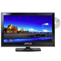 Axess 15.4 LED AC/DC TV with DVD Player Full HD with HDMI, SD card reader and USB - 1 Year Direct Manufacturer Warranty