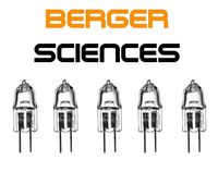 Five Pack 6V 30W Halogen Light Bulb JC6V-30W/G4 Lamp for Nikon, Zeiss, Olympus, Leitz, Accu-Scope and Amscope Microscopes.