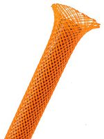 3/8" PET Expandable Braided Sleeving - Color: Orange - Length: 125FT