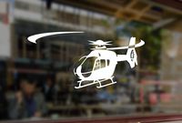 25 Centimeters Helicopter EC135 2 Vinyl Stickers Funny Decals Bumper Car Auto Computer Laptop Wall Window Glass Skateboard Snowboard