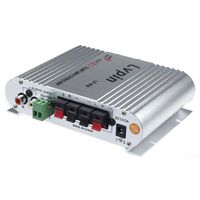 Star_wuvi 2.1 Channel Car Audio Amplifie,Multichannel Amplifiers,Computer Home Audio Stereo Bass Speaker Amplifier Booster 12V 200W,Shipped from USA