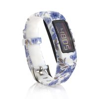 Tkasing Colorful Silicone Replacement Bands with Metal Clasps for Garmin Vivofit 2 to (No Tracker, Replacement Bands Only) (1 Color D)