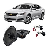 Compatible with Chevy Impala 2000-2016 Front Door Factory Replacement Harmony HA-R65 Speakers