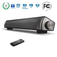 SoundBar Speaker Buletooth Wireless with Remote Control Multifunctional SoundBar for iPhone/iPad/Tablet PC/Smartphone/MP3 Player