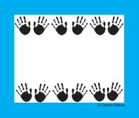 Carson Dellosa Handprints Name Tags (9413)