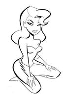 LCK Unique Design DC Batman Animated Series Poison Ivy v2, White, 6 Inch, Die Cut Vinyl Decal, for Windows, Cars, Trucks, Toolbox, Laptops, MacBook-virtually Any Hard Smooth Surface