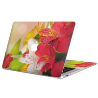 igsticker Ultra Thin Premium Protective Body Stickers Skins Universal Decal Cover for MacBook air 2018 Release Model A1932 000970 Flower　Azalea