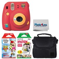 Fujifilm Instax Mini 9 Instant Film Camera Toy Story 4 + Fuji Instax Instant Film (10 Sheets) Toy Story 4 + Fujifilm Instax Mini Twin Pack Instant Film (20 Sheets) - Accessory Bundle