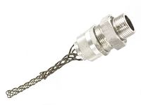 Leviton L7711 3/4-Inch, Straight, Male, Aluminum Body, Deluxe Cord Sealing Strain-Relief.250 to .375 Cord Range