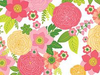 Pack of 1, Rose' Floral (Silk Sheen) 24" x 100' Cutter Box Gift Wrap w/Floral & Classic Print Designs