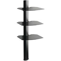 OmniMount Tria 3 Shelf Wall System, Black