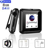 MP3 Player, 8 GB MP3 Players Bluetooth 4.2 Full Touch Screen Sports Music Player Portable Lossless Sound Music Player/MP4 Player with FM Radio/Voice Recorder/E-Book/Video(Headphones Included)