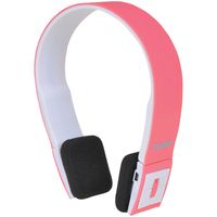 Sylvania Wireless Bluetooth Stereo Over Ear Headphones with Microphone - Pink