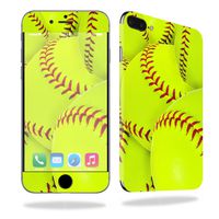 MightySkins Skin Compatible with Apple iPhone 7 Plus - Softball Collection | Protective, Durable, and Unique Vinyl Decal wrap Cover | Easy to Apply, Remove, and Change Styles | Made in The USA