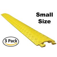 Drop Trak Cable & Hose Protector - Small - Yellow - 3 Pack