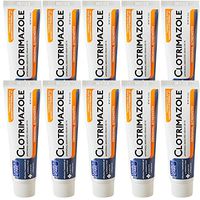 Family Care Clotrimazole Anti Fungal Cream, 1% USP Compare to Lotrimin 1oz. (10 Pack)