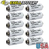10pc Exell A24PX 3V Alkaline Battery V24PX RPX24 532 PX24 EPX24 2LR50