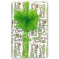 NW Merry Christmas Manger Wrap Roll - 24 Inches x 85 Feet Long - 5 Rolls