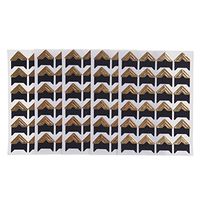 120 Pcs/5 Sheet Self Adhesive Paper Compatible Photo Foto Corner Stickers for Scrapbooking Personal Journal & Diary